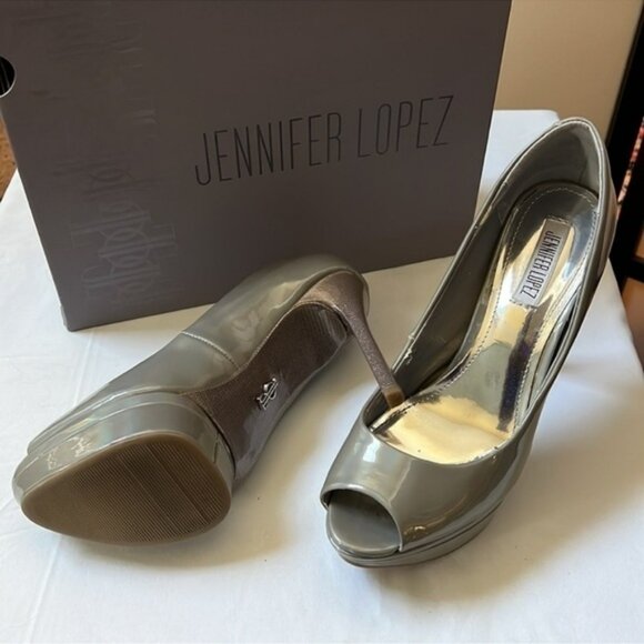 PLATFORM Radiance Holographic Heels - Picture 3 of 7